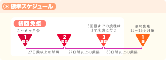 ペレベナー標準スケジュール