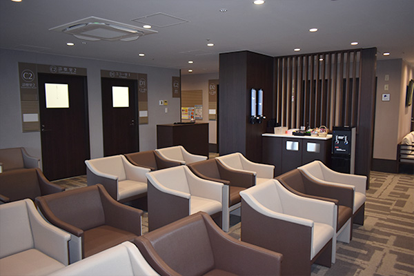 津田沼中央総合病院 人間ドック待合室